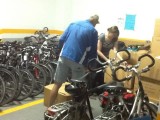 Fiets op transport!