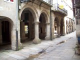 Een straatje in Santiago