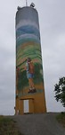 zendmast met Santiagogangers bij Marciac