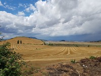 landschap ten zuiden van Pamplona