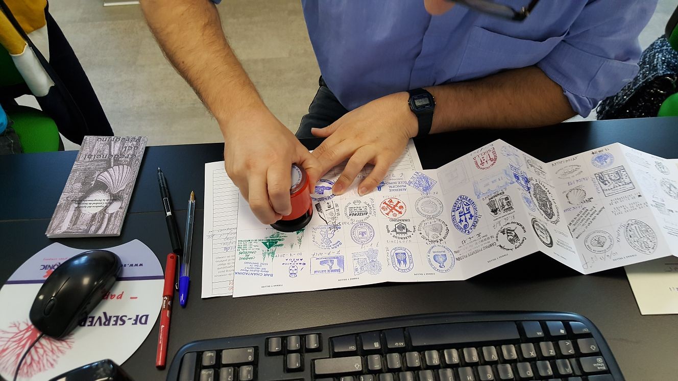 Het láátste stempel...