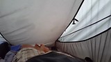 hoosbui op de tent