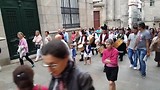 Galicische processie in Santiago