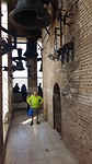 Boven op de toren La Giralda