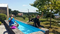 Het voetenbad bij de auberge