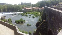Brug en waterval bij Ponte Maceira