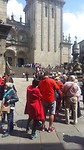 Nogmaals de rij voor de kathedraal