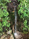 Een heuse waterval onderweg.