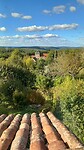 Uitzicht vanuit slaapkamer de andere kant op