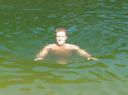 zwemmen in Lake Wabby