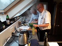 Boontjes afgieten
