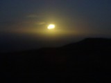 Zonsondergang vanaf vulkaan Telica