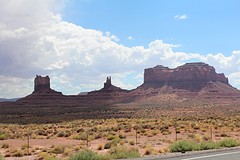 Zicht op Monument Valley