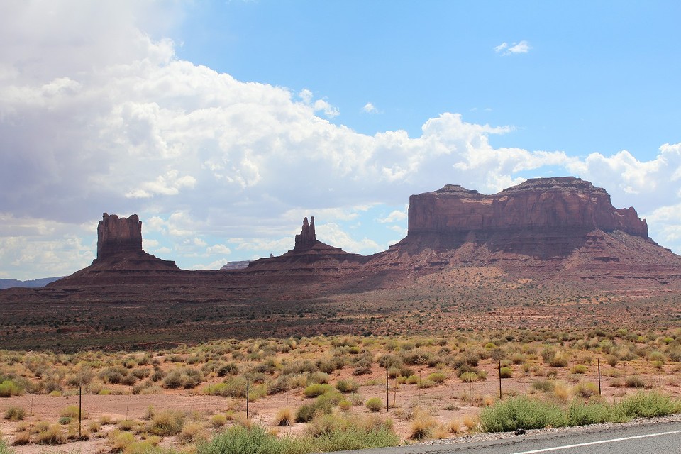 Zicht op Monument Valley