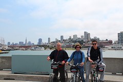 Op de fiets naar de Golden Gate Bridge