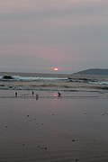 Zonsondergang in Pacific