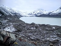 Tasman lake  -glacier
