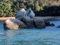 Split apple rock