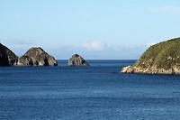 Nog een uitzicht voordat we definitief de baai uitvaren