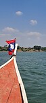 Mekong oversteken naar Don Kho Island