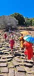 Op weg naar het hoogste punt - Vat Phou tempel