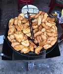 Gefrituurde aardappel/banaan