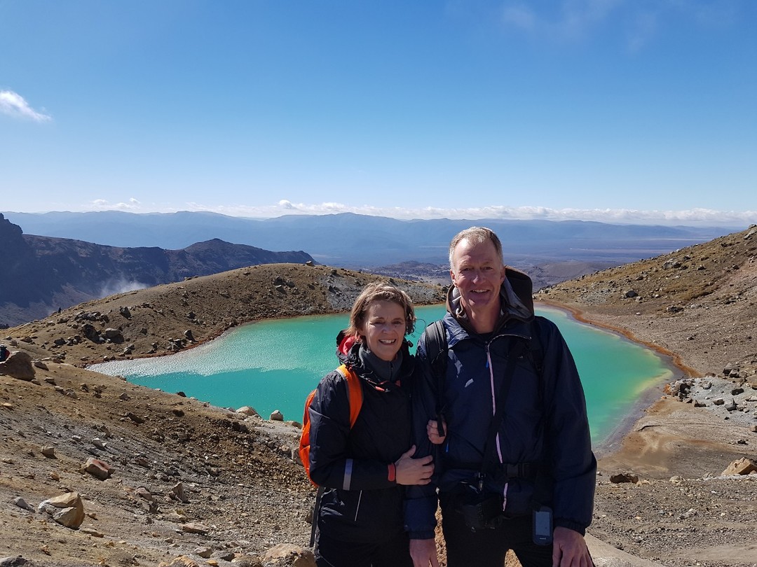 Voor de Emerald Lakes