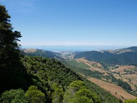 Uitzicht vanaf Takaka hill