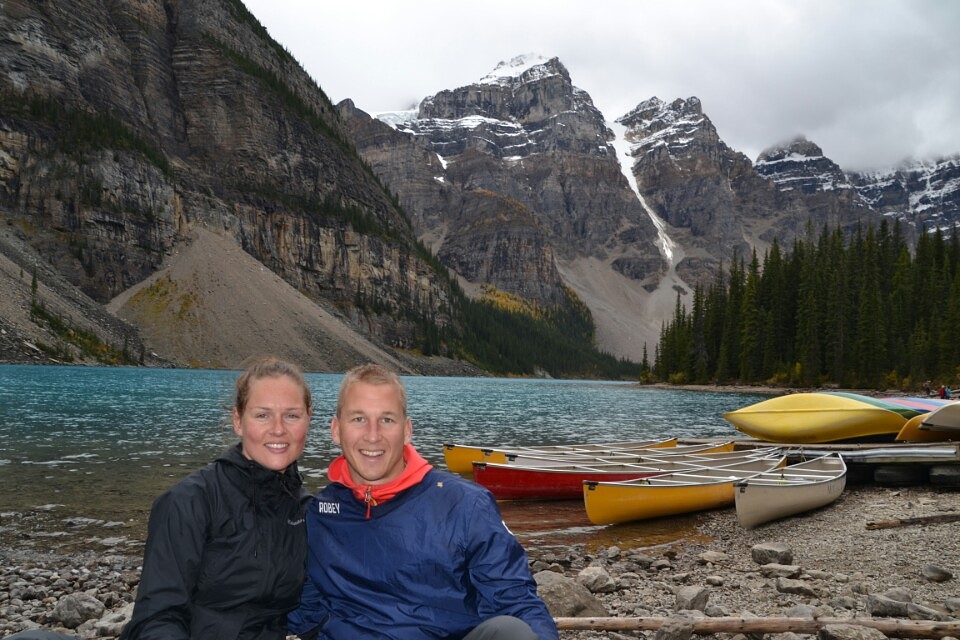 Lake moraine