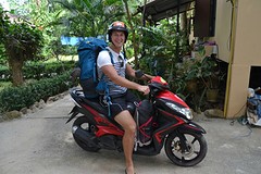 Met de scooter op Koh Chang