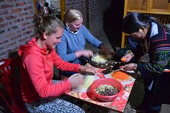 Koken bij de homestay