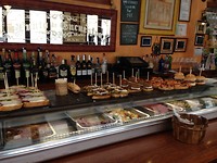 Lunch in bar