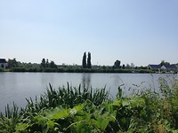 Zicht op Rotterdam ......toen we er door waren.