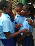 Girls having a good time.