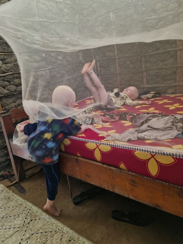 Blij met de matras en bed ,voor de kinderen.
