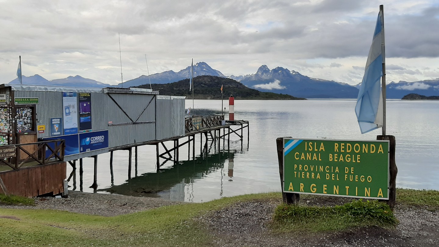 Tierra Del Fuego Erg Zuidelijk Postkantoor Foto Herman Heinecke s
