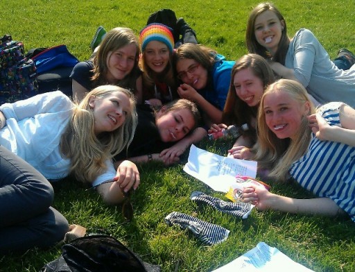 De jaargroep in vergadering :)