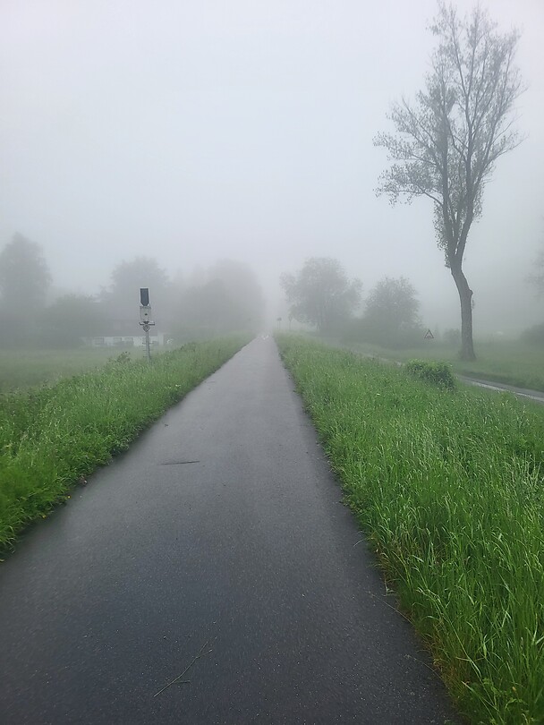 Mist en regen op de Vennbahn