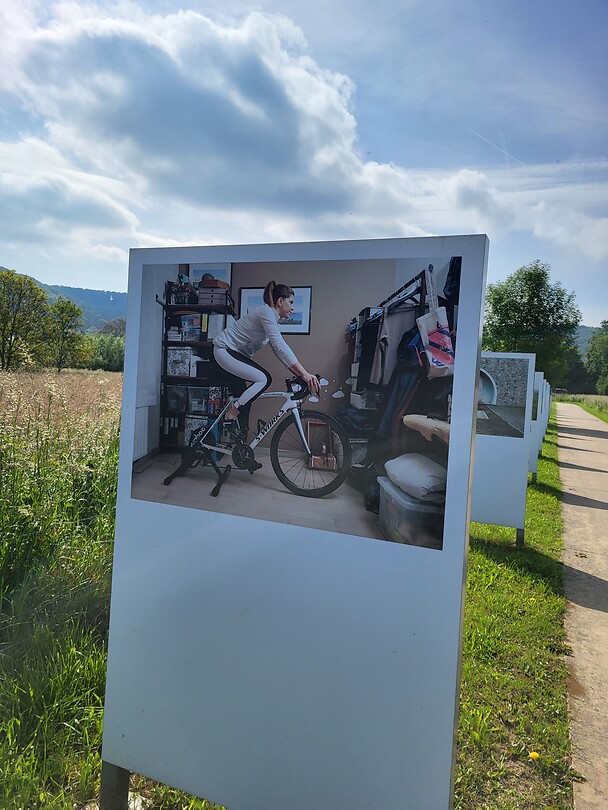 Kunst langs de Piste Cycliste