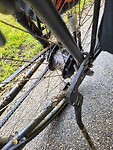 Fiets na modderval