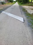 Onnodige drempel in fietspad