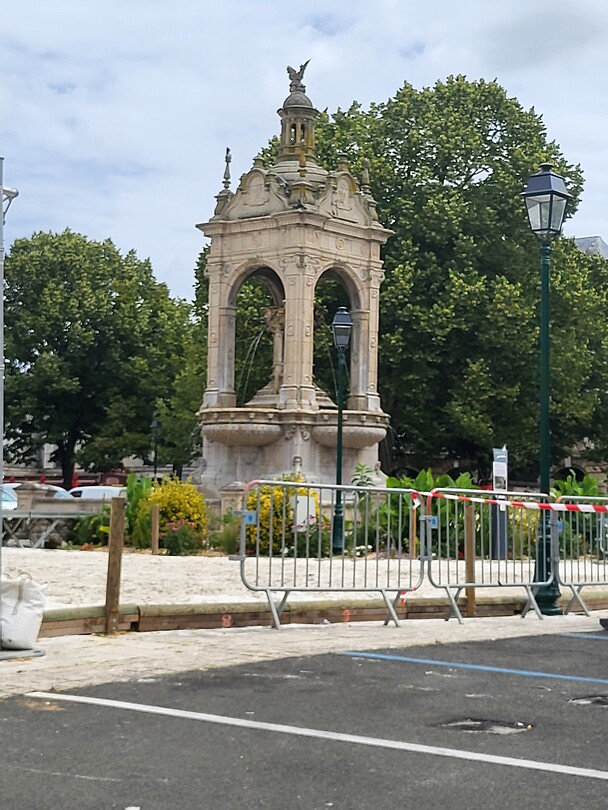 Vanaf terras