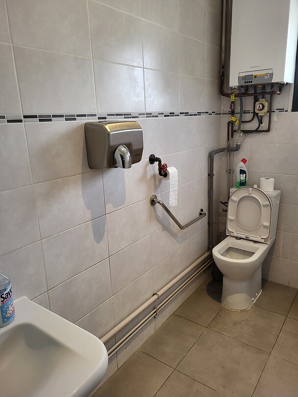 Opmars inclusief toilet