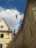 Man in de lucht