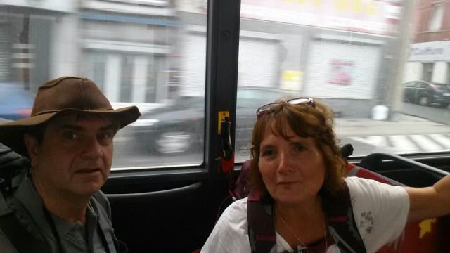 In de  bus