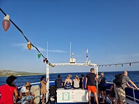 Storm op zee met de Pelican Express