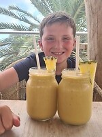 Smoothie met Hidde