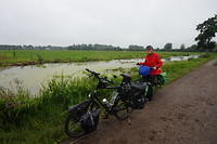 Het is even droog. Een bijzonder moment....