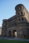 Porta Nigra, Trier. Romeinse poort uit de tweede eeuw van onze jaartelling.