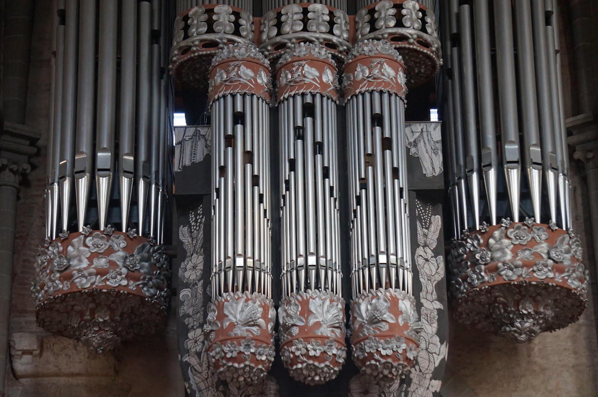 Vormgeving en klank van het orgel zijn even bijzonder.